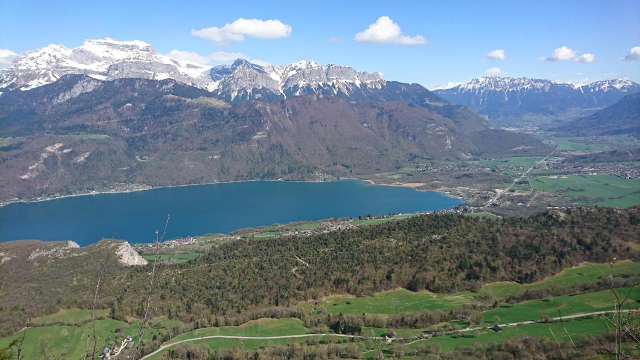 Studio A La Campagne Au Bout Du Lac D'Annecy Doussard Exteriér fotografie